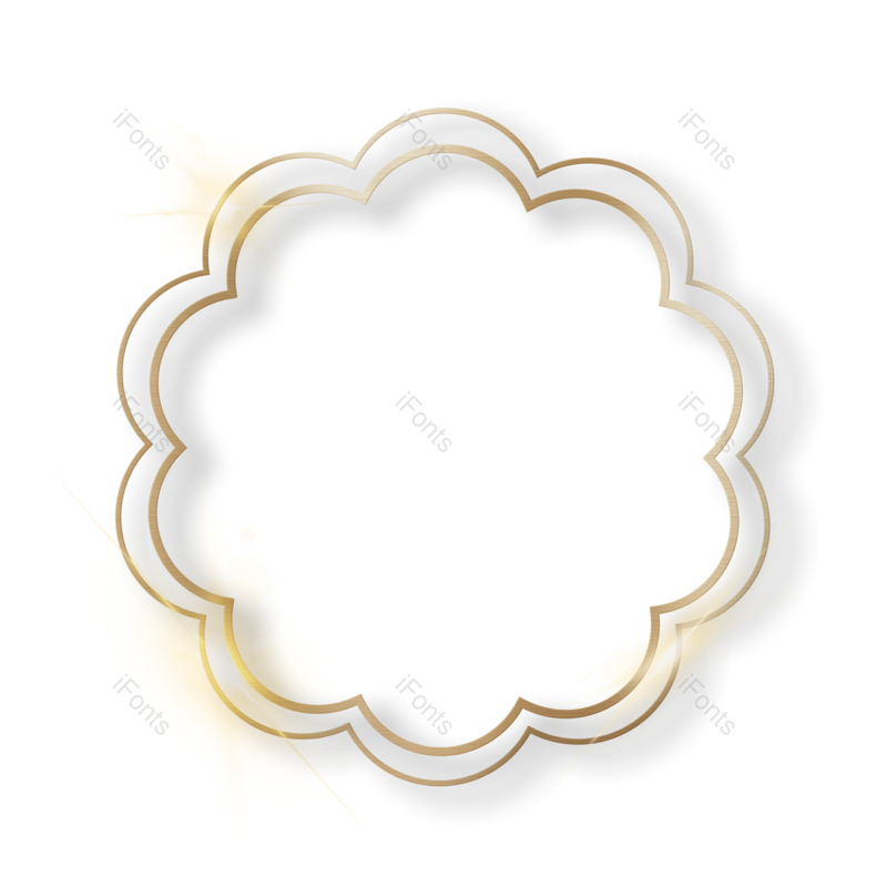 边框图片,简约元素,金属PNG,渐变免抠素材